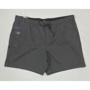 Gap Pull-On Shorts Men's Size XXXL Grey Drawstring Casual Outdoor